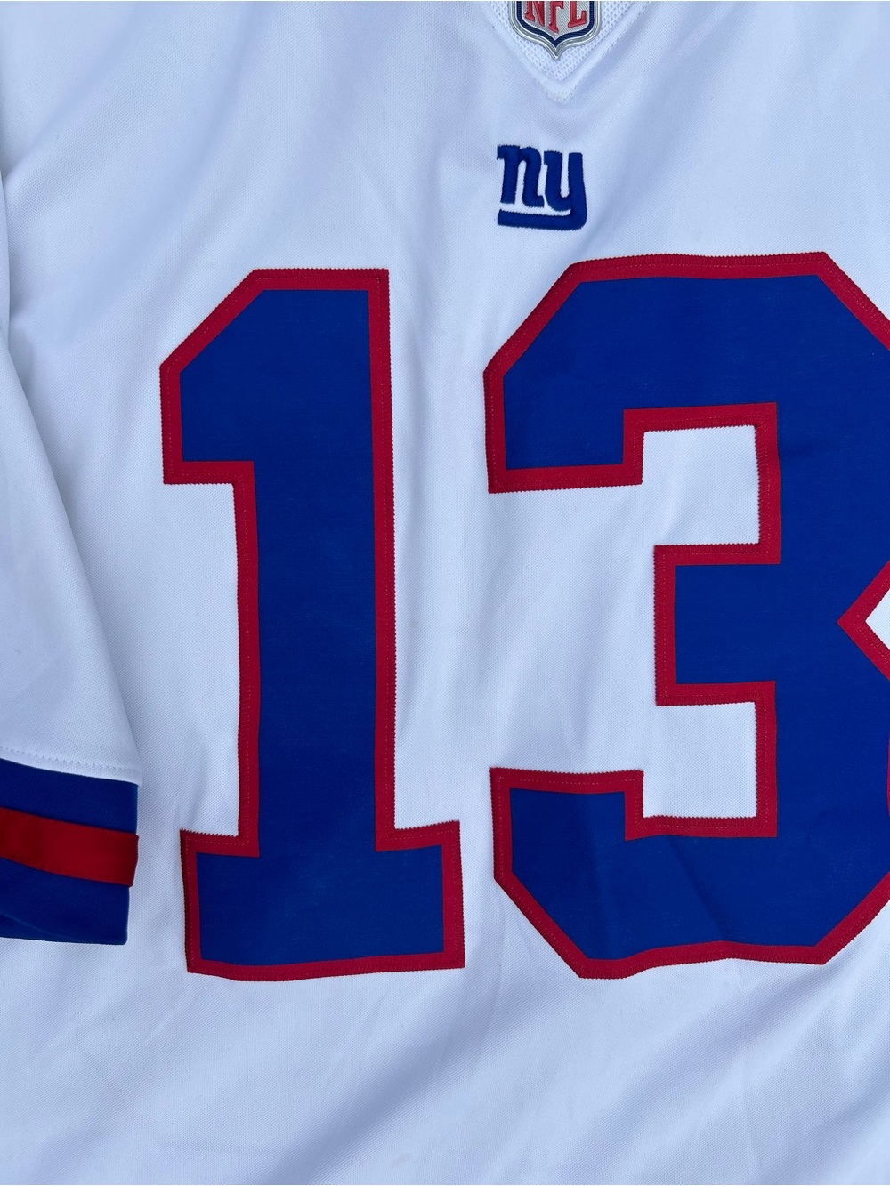 Nike White New York Giants #13 BECKHAM JR. Football Jersey - Picture 3 of 11